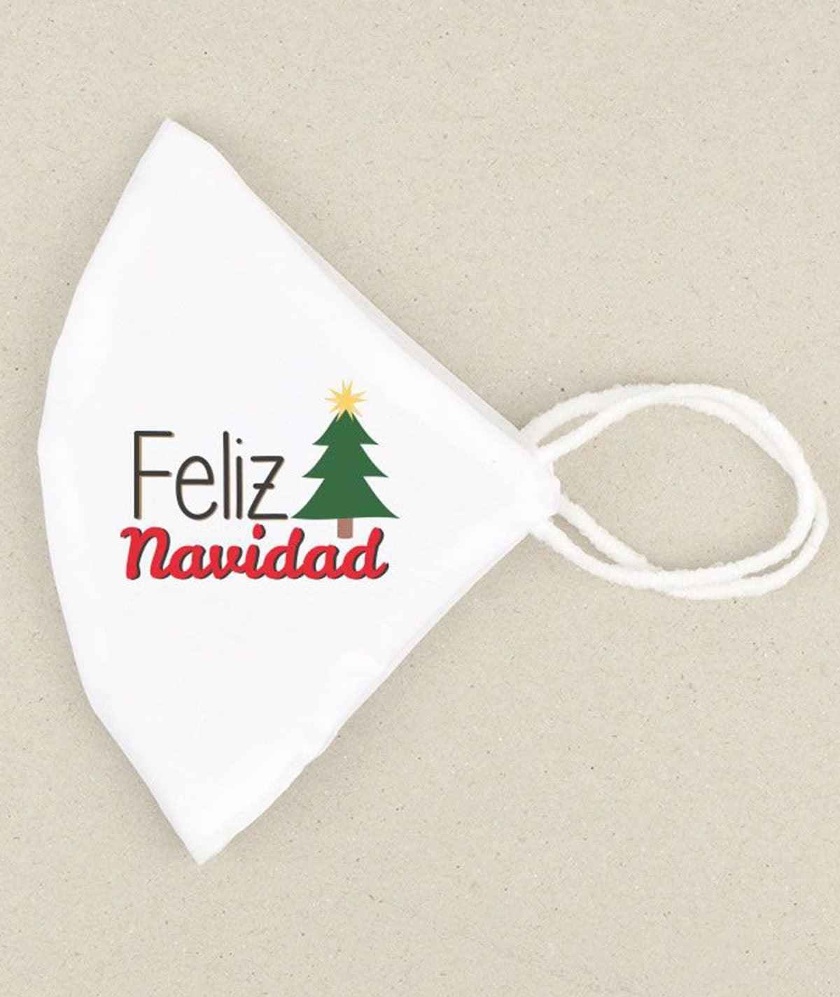 Imagen del ProductoMascarilla Higiénica Navidad Reutilizable Mi Pipo Feliz Navidad Papá Arbol