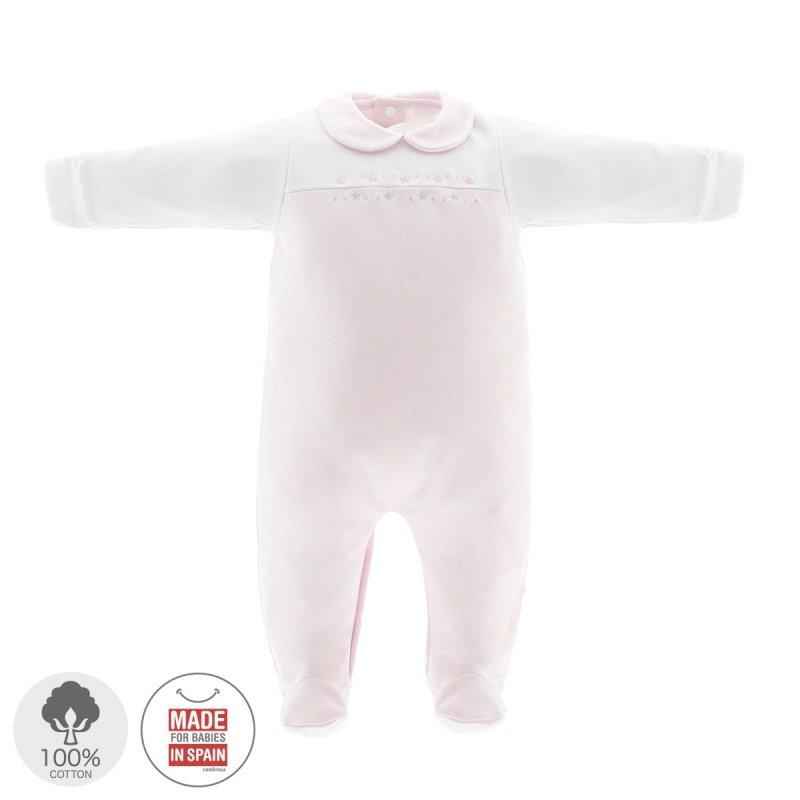 Imagen del ProductoPijama Bebé algodón Recien Nacido Cambrass Rosa