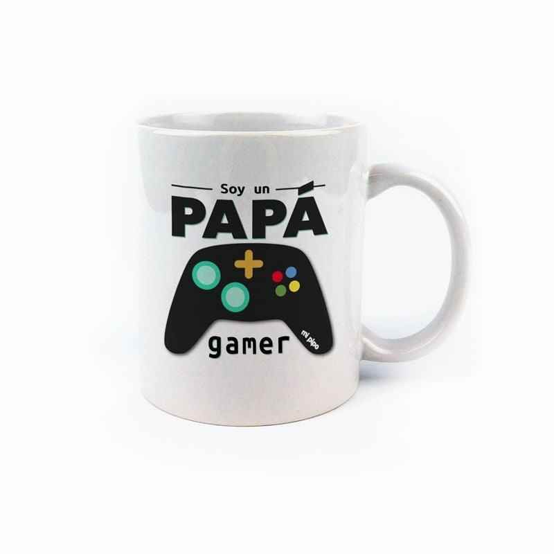Imagen del ProductoTaza con frase Papa Gamer Mi Pipo